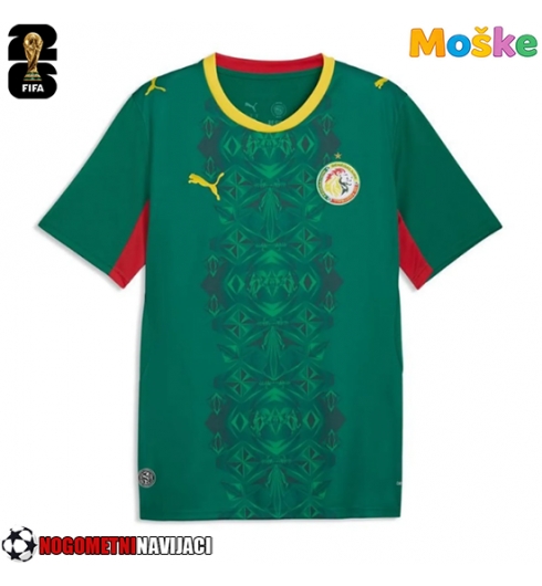 Moške Nogometnih dresov Senegal Gostujoči SP 2026 Kratki rokavi Moške Nogometnih dresov Senegal Gostujoči SP 2026 Kratki rokavi